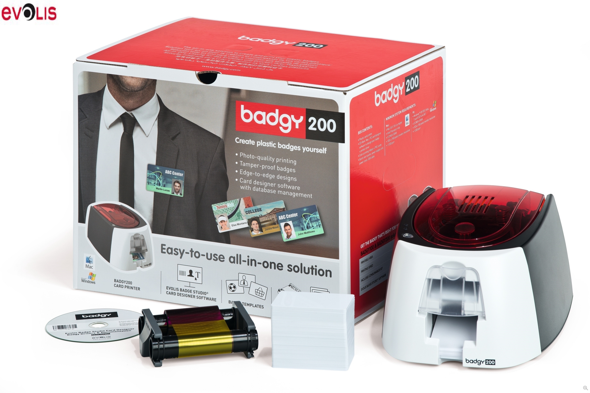 Evolis Badgy200