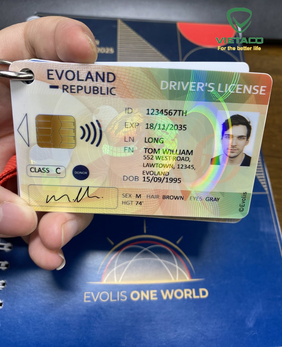 máy in thẻ nhân viên Evolis