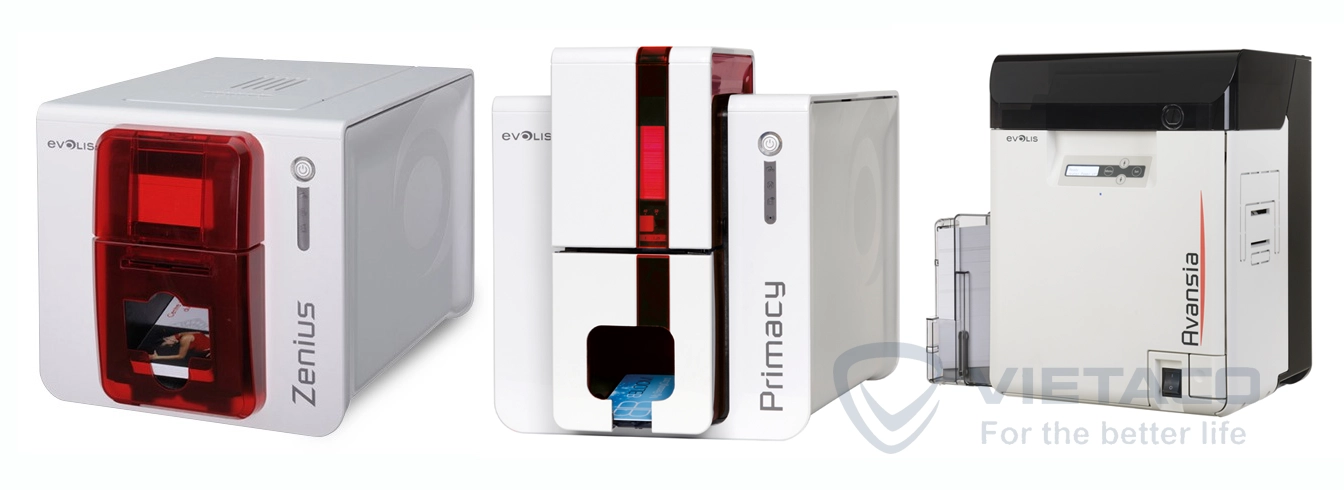 3 dòng máy in thẻ nhựa Evolis của Việt Á