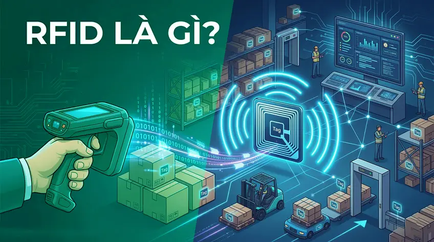 RFID là gì? Khám phá công nghệ RFID và các ứng dụng trong quản lý hiện đại