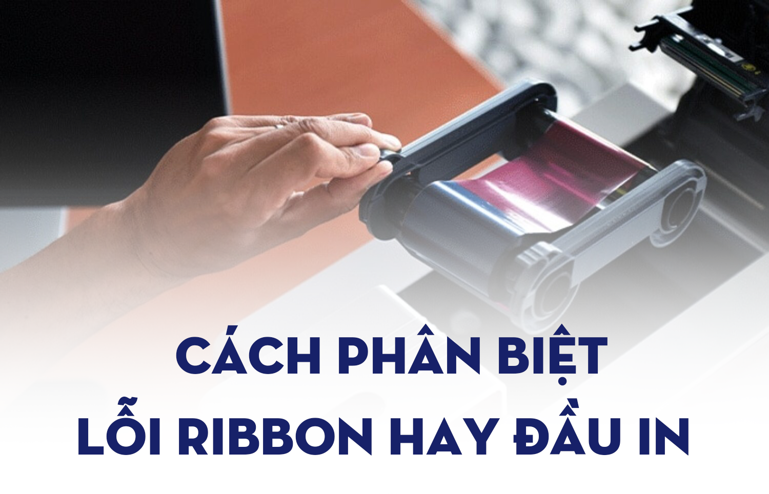 Máy in thẻ bị sọc ngang và sọc dọc: Cách phân biệt lỗi ribbon hay đầu in?